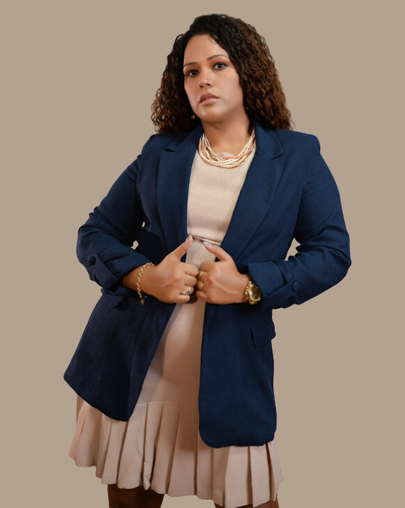 Blazer Alfaiataria Feminino Com Linho Belga