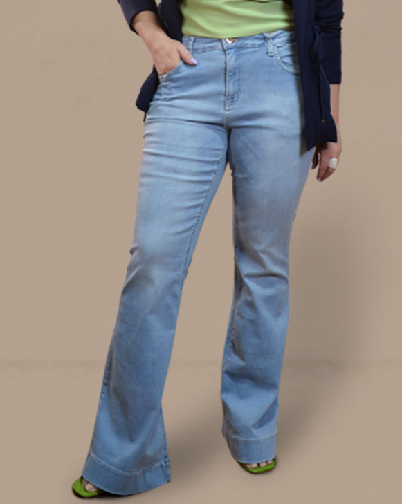 Calça Jeans Flare Feminina