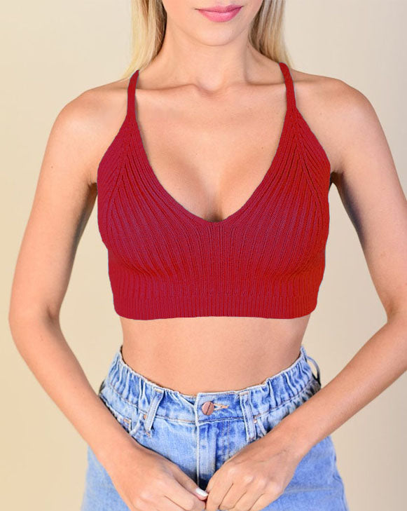 Top Tricot Alcinha